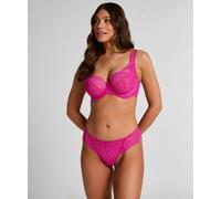 String HUNKEMÖLLER "Daisy Thong", Damen, Gr. XS, pink (rosa), 90% Polyamid, 10% Elasthan, Unterhosen String (74883845-XS) rosa