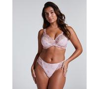 String HUNKEMÖLLER "Diva thong", Damen, Gr. S, rosa, 58% Polyamid, 31% Polyester, 11% Elasthan, Unterhosen String (13028416-S) rosa