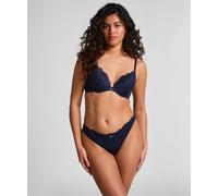 Hunkemöller String Marine Blau M