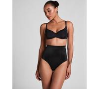 String HUNKEMÖLLER "Sculpting scuba high waisted thong", Damen, Gr. S, schwarz, 76% Polyamid, 24% Elasthan, Unterhosen String (58871740-S) schwarz
