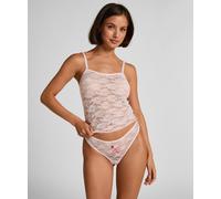 String HUNKEMÖLLER "Valentins-String 3er-Pack Geschenkset", Damen, Gr. M, rosa, 90% Polyamid, 10% Elasthan, Unterhosen String (93491019-M) rosa