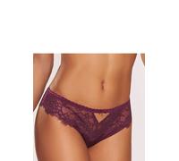 String LASCANA "Alana", Damen, Gr. 40/42, bunt (bordeauxrot), Obermaterial: 56% Polyamid, 32% Seide, 12% Elasthan, Unterhosen String, mit hohem Seidenanteil und edler Spitze (74652208-40) bordeauxrot