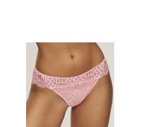 String LASCANA "Cara", Damen, Gr. 36/38, rosa (rosa, puder), Spitze, Obermaterial: 87% Polyamid, 13% Elasthan, körpernah, Unterhosen String, aus dezent transparenter Spitze, anteilig aus recyceltem Ma