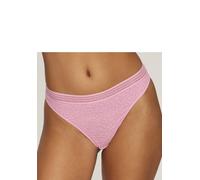 String LASCANA "Freya", Damen, Gr. 48/50, pink, Spitze, Obermaterial: 85% Polyamid, 15% Elasthan, Unterhosen String, aus Spitze in Leo-Optik mit modischem Bund, sexy Dessous (36521768-48) pink