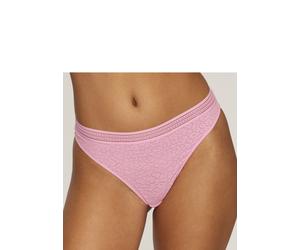String LASCANA "Freya", Damen, Gr. 48/50, pink, Spitze, Obermaterial: 85% Polyamid, 15% Elasthan, Unterhosen String, aus Spitze in Leo-Optik mit modischem Bund, sexy Dessous (36521768-48) pink