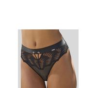 String LASCANA "Marla", Damen, Gr. 32/34, schwarz, Spitze, Obermaterial: 91% Polyamid, 9% Elasthan, körpernah, Unterhosen String, aus Spitze mit modischer Bänder-Optik (46404063-32) schwarz