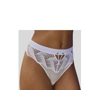 String LASCANA "Marla", Damen, Gr. 40/42, weiß, Spitze, Obermaterial: 91% Polyamid, 9% Elasthan, körpernah, Unterhosen String, aus Spitze mit modischer Bänder-Optik (39375866-40) weiß