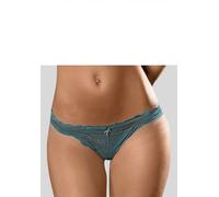 String LASCANA "Premium Dessous" Gr. 32/34, grün (smaragd) Damen Unterhosen (270425-32) smaragd