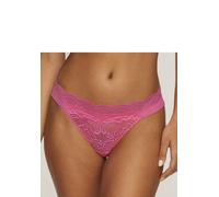String LASCANA "Valentina", Damen, Gr. 44/46, pink, Mesh, Spitze, Obermaterial: 87% Polyamid, 13% Elasthan, körpernah, Unterhosen String, aus dezent transparenter Spitze (96502545-44) pink
