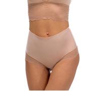 String MAGIC BODYFASHION, Damen, Gr. S, cappuccino, Spitze, Obermaterial: 80% Polyamid, 20% Elasthan, körpernah, Unterhosen String, mit Spitze, hohe Taille (38700410-S) cappuccino