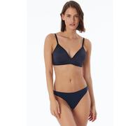 Schiesser String Microfaser Spitze nachtblau - Invisible Lace für Damen 38