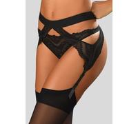 String "mit eleganter Spitze", Damen, Gr. 40/42, Spitze, schwarz, Spitze, Obermaterial: 90% Polyamid, 10% Elasthan, PETITE FLEUR GOLD BY LASCANA, körpernah, Unterhosen String, sexy Unterwäsche, sexy D