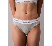 String "MODERN COTTON", Damen, Gr. M (38), grau (grau heather), Obermaterial: 53% Baumwolle, 35% Modal, 12% Elasthan, CALVIN KLEIN UNDERWEAR, meliert, Unterhosen String, mit breitem Bündchen (89750266