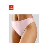 String NUANCE, Damen, Gr. 36/38, 2 Stk., rosa (2xaltrosa), Microtouch, Obermaterial: 89% Polyamid, 11% Elasthan, figurbetont, Unterhosen String, im attraktiven Doppelpack (59483811-36) 2xaltrosa