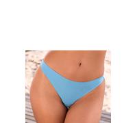 String NUANCE, Damen, Gr. S (36/38), blau, Microtouch, Obermaterial: 67% Polyamid, 33% Elasthan, Unterhosen String, mit extraflachen, geklebten Kanten (95354621-S) blau