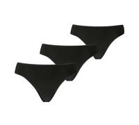 String PUMA "PUMA WOMEN MAINLINE STRING", Damen, Gr. M, schwarz, Single Jersey, Obermaterial: 56% Baumwolle, 38% Modal, 6% Elasthan, körpernah, Unterhosen String, unifarben oder meliert (30497340-M) s