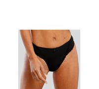 String S.OLIVER "Camille", Damen, Gr. 32/34, schwarz, Microtouch, Obermaterial: 85% Polyamid, 15% Elasthan, körpernah, Unterhosen String, mit feiner Spitzenborte (46870465-32) schwarz