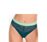 String S.OLIVER "Clemence", Damen, Gr. 36/38, grün, salbei, Spitze, Obermaterial: 87% Polyamid, 13% Elasthan, körpernah, Unterhosen String, mit modischem Bund und graphischer Spitze (87470463-36) grün