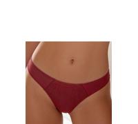 String S.OLIVER "Fabienne", Damen, Gr. 44/46, rot (sangria), Spitze, Obermaterial: 79% Polyamid, 21% Elasthan, Unterhosen String, aus feiner, graphischer Spitze (72189560-44) sangria
