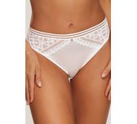 String S.OLIVER "Milene", Damen, Gr. 48/50, Microtouch, weiß, Microtouch, Obermaterial: 88% Polyamid, 12% Elasthan, Unterhosen String, mit graphischen, dezent transparenten Spitzeneinsätzen (22680302-