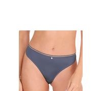 String S.OLIVER "Pauline", Damen, Gr. 44/46, Spitze, blau (jeansblau), Spitze, Obermaterial: 81% Polyamid, 19% Elasthan, Unterhosen String, mit feiner Spitze und weichem Microtouch-Material (63434419-