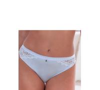 String S.OLIVER "Romane", Damen, Gr. 36/38, eisblau, Spitze, Obermaterial: 86% Polyamid, 14% Elasthan, Unterhosen String, mit graphischer Spitze in transparenter Optik (36330907-36) eisblau