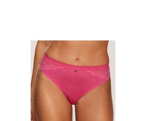 String S.OLIVER "Romane", Damen, Gr. 44/46, orange (koralle), Spitze, Obermaterial: 86% Polyamid, 14% Elasthan, Unterhosen String, mit graphischer Spitze in transparenter Optik (54914148-44) koralle