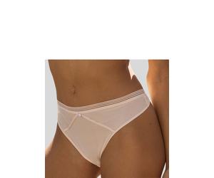 String S.OLIVER "Zoè", Damen, Gr. 40/42, rosa (rose), Microtouch, Obermaterial: 87% Polyamid, 13% Elasthan, Unterhosen String, mit schmalem Bund in Streifen-Optik (30804467-40) rose