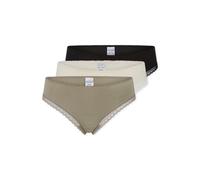 String SCHIESSER "Modern Multipacks", Damen, Gr. 36, 912, sonstiges, Single Jersey, Obermaterial: 95% Baumwolle, 5% Elasthan, körpernah, Unterhosen String, Spitzenbänder, Baumwollmischung, Single Jers