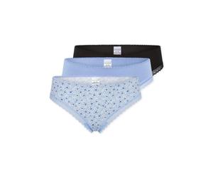 String SCHIESSER "Modern Multipacks", Damen, Gr. 42, 918, sonstiges, Single Jersey, Obermaterial: 95% Baumwolle, 5% Elasthan, körpernah, Unterhosen String, Spitzenbänder, Baumwollmischung, Single Jers