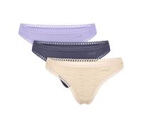 Sloggi String GO Crush Damen Gr. L Lila – Cotton-Mix 95% Baumwolle/5% Elasthan, Multipack