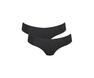 String SLOGGI "String Zero Microfiber Hipstring 2.0 2er Pack", Damen, Gr. XS, schwarz, Obermaterial: 76% Polyamid PA. 24% Elasthan EL., Unterhosen String (23278835-XS) schwarz