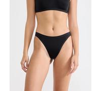 String SLOGGI "ZERO Feel Air", Damen, Gr. S, schwarz, Single Jersey, Obermaterial: 89% Polyamid, 11% Elasthan, körpernah, Unterhosen String, atmungskativ, semi-transparenter Look, feine Streifen (8413