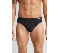 String-tanga Aus Mikrofaser Mit Logo Schwarz 4