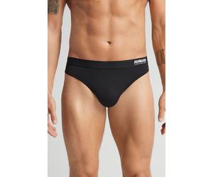 String-tanga Aus Mikrofaser Mit Logo Schwarz 4