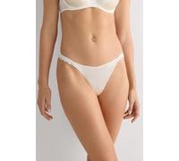 String-tanga Aus Seide Und Spitze Elfenbein 1