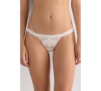 String-tanga Pretty Flowers Elfenbein 3