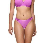 String TRIUMPH "Palina Cosmic Heartbeat", Damen, Gr. 42, rosa (fuchsia orchid), Mesh, Obermaterial: 83% Polyamid, 17% Elasthan, körpernah, Unterhosen String, Triumph x Palina Rojinski, Mesh, niedriger