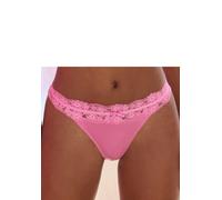 String VIVANCE "Anisa", Damen, Gr. 40/42, Spitze, pink, Spitze, Obermaterial: 86% Polyamid, 14% Elasthan, Unterhosen String, mit blumiger Spitze rundherum am Bund (92689342-40) pink
