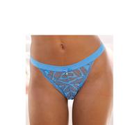 String VIVANCE, Damen, Gr. 36/38, blau, Spitze, Obermaterial: 88% Polyamid, 12% Elasthan, Unterhosen String, aus offener, elastischer Jacquardspitze (87721653-36) blau