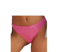 String VIVANCE, Damen, Gr. 36/38, pink, Microfaser, Obermaterial: 80% Polyamid, 20% Elasthan, figurbetont, Unterhosen String, aus dezent transparenter Spitze (57584637-36) pink