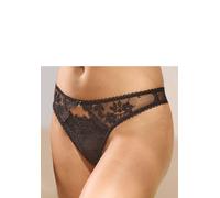 String VIVANCE, Damen, Gr. 32/34, schwarz, Spitze, Obermaterial: 88% Polyamid, 12% Elasthan, Unterhosen, mit verführerischem Cut-Out und feiner Zierschleife mit Accessoire (20912362-32) schwarz