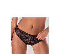 String VIVANCE "Madita", Damen, Gr. 36/38, schwarz, Spitze, Obermaterial: 65% Polyamid, 25% Polyester, 10% Elasthan, Unterhosen String, aus hübscher Spitze mit „LOVE“-Schriftzug und feinem Mesh (60984