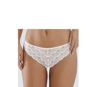 String VIVANCE "Mirabella", Damen, Gr. 44/46, beige (cream), Microtouch, Obermaterial: 87% Polyamid, 13% Elasthan, körpernah, Unterhosen String, rundherum aus Spitze (64604506-44) cream
