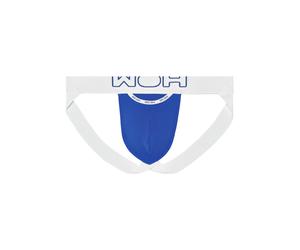 String WOH "Jockstrap Sexy Fun Jockstrap 1er Pack", Herren, Gr. XL, blau, Obermaterial: 95% Baumwolle CO. 5% Elasthan EL., Unterhosen String (12470005-XL) blau