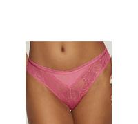 Stringpanty LASCANA "Alicia", Damen, Gr. 32/34, pink, Microtouch, Obermaterial: 90% Polyamid, 10% Elasthan, figurbetont, Unterhosen, aus dezent transparenter Spitze (46844432-32) pink