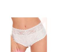 Stringpanty S.OLIVER "Danielle", Damen, Gr. 36/38, Spitze, beige (creme), Spitze, Obermaterial: 90% Polyamid, 10% Elasthan, Unterhosen, aus dezent transparenter Spitze in blumiger Optik (64335333-36)