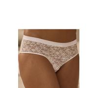 Stringpanty VIVANCE "Julia", Damen, Gr. 44/46, weiß, Spitze, Obermaterial: 86% Polyamid, 14% Elasthan, Unterhosen, aus zarter Spitze in blumiger Optik mit hübschem Zierdetail, Dessous (82096139-44) we
