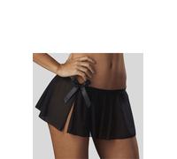 Stringrock PETITE FLEUR GOLD, Damen, Gr. 44/46, schwarz, Netz, Obermaterial: 90% Polyamid, 10% Elasthan, weit, Unterhosen Stringrock, aus leicht transparentem Netzmaterial, Topseller (456301-44)