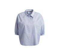 Smith&Soul - Stripe Cropped Blouse Lace Collar sky print - Gr. - M